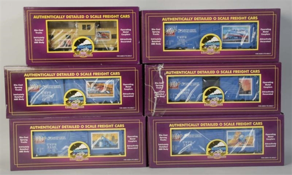LOT OF 6: MTH FREIGHT TRAIN CARS.                 