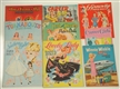 LOT OF 10: GLAMOUR THEME PAPER DOLL SETS.         