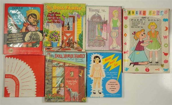 LOT OF BOXED PAPER DOLL SETS.                     