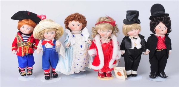LOT OF 6: "CAMPBELL KID" DOLLS.                   