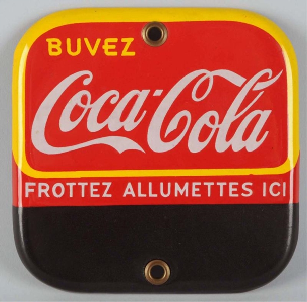 1940S COCA-COLA FRENCH CANADIAN MATCH STRIKE.     
