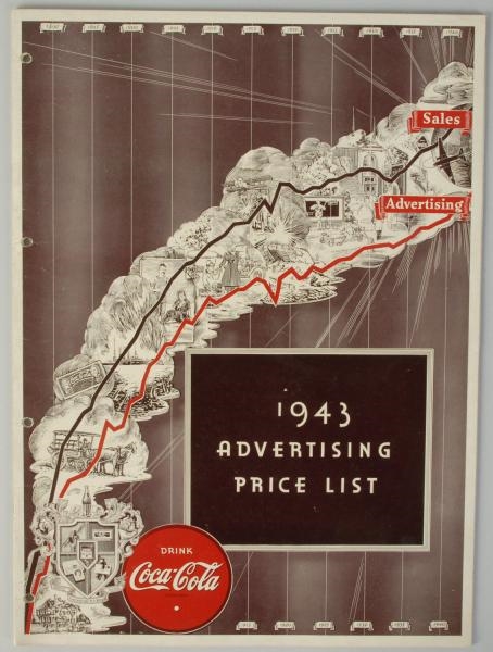 COCA-COLA 1943 ADVERTISING PRICE LIST.            