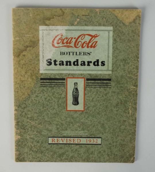 1932 COCA-COLA BOTTLERS STANDARDS BOOK.          