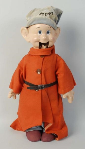 LARGE COMPOSITION DOPEY VENTRILAQUIST DOLL.       