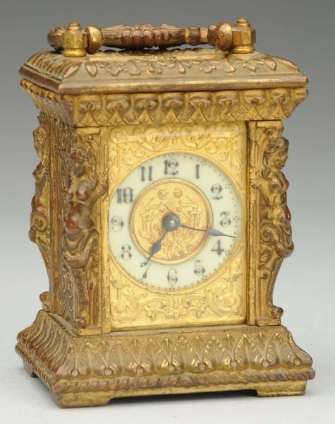 ORNATE FRENCH CARRIAGE CLOCK.                     