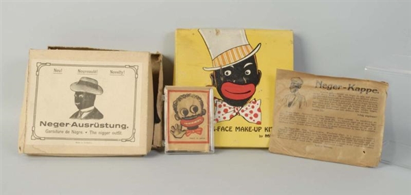 LOT OF 4:AFRICAN AMERICAN THEMED DISGUISE KITS.   