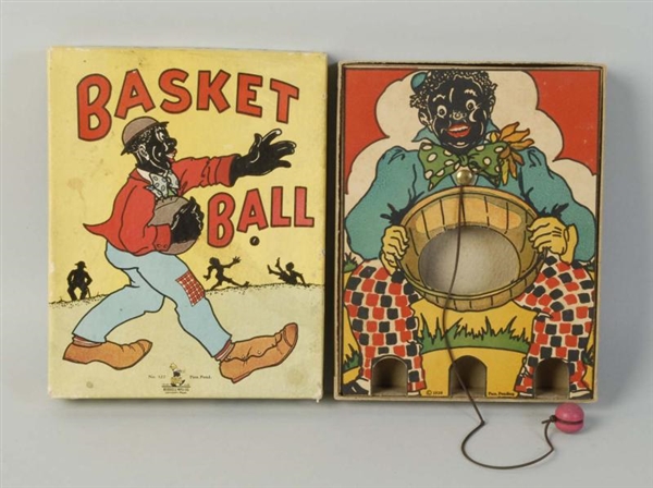 AFRICAN AMERICAN BASKETBALL GAME IN BOX.          