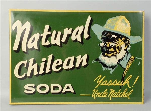 1940S WITH NO METAL NATURAL CHILEAN SODA FLANGE.  