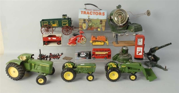 LOT OF 17: CONTEMPORARY  TRACTOR & OTHER TOYS.    