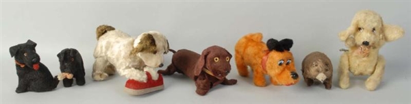 LOT OF 7: JAPANESE FUR COVERED ANIMALS.           