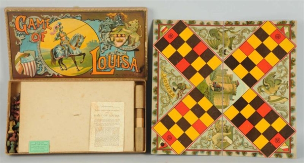 LATE 19TH CENTURY GAME OF LOUISA IN BOX.          