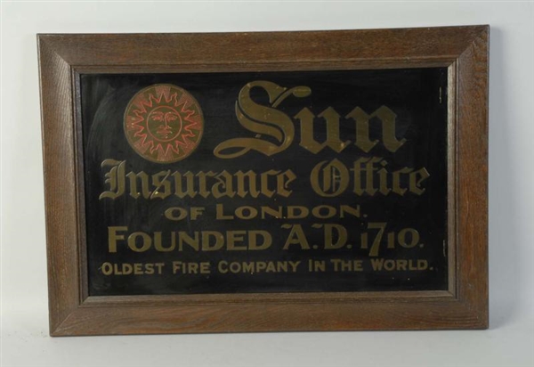 LOT OF 2: TIN INSURANCE SIGNS.                    