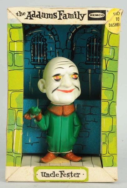 REMCO ADDAMS FAMILY UNCLE FESTER FIGURE IN BOX.   