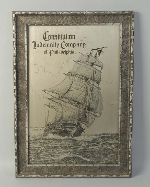 TIN CONSTITUTION INSURANCE SHIP SIGN.             