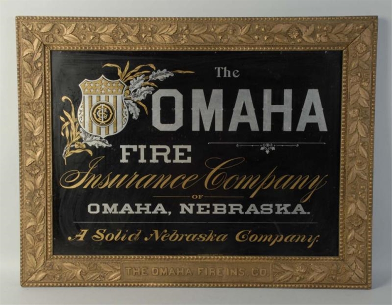 THE OMAHA FIRE INSURANCE SIGN.                    