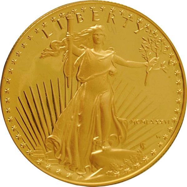 1986 1 OUNCE AMERICAN EAGLE GOLD PROOF COIN.      