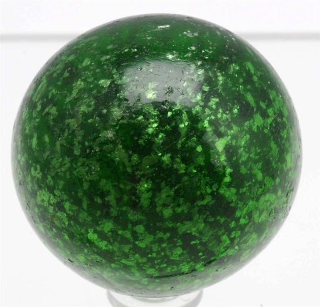 LARGE GREEN MICA MARBLE.                          