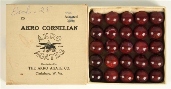 AKRO AGATE NO.1 CORNELIAN BOX SET.                