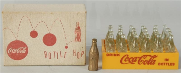 1950S COCA-COLA BOTTLE HOP GAME & BOX.            