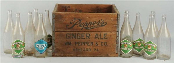 EARLY PEPPERS CASE & 12 BOTTLES.                 