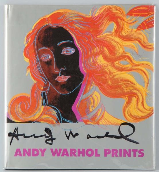 ANDY WARHOL PRINTS BOOK.                          