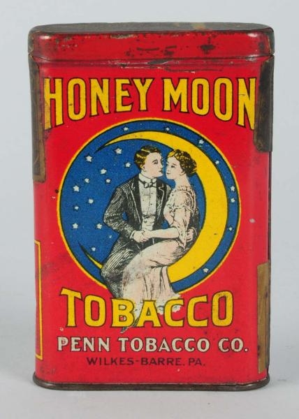 HONEYMOON SMOKING TOBACCO POCKET TIN.             