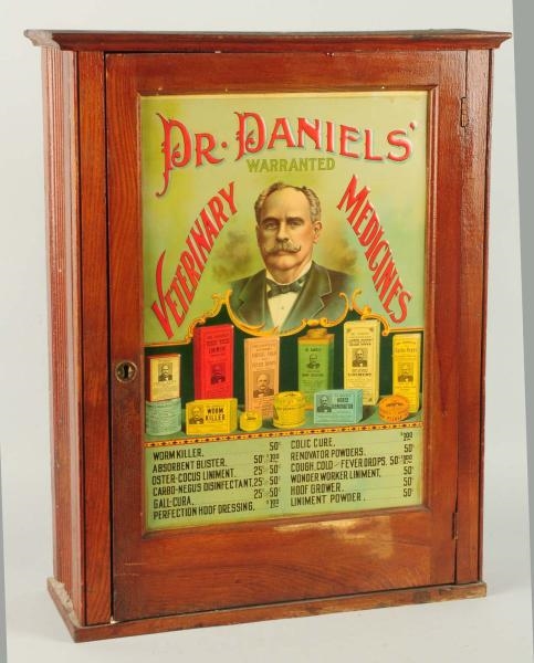 DR. DANIELS VETERINARY MEDICINE CABINET.          