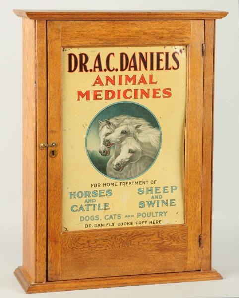 DR. DANIELS ANIMAL MEDICINE CABINET.              