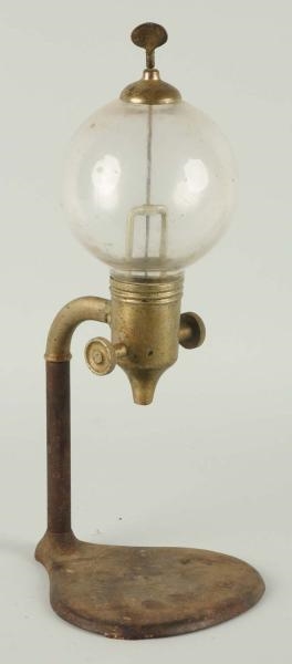 EARLY GLASS SYRUP OR PERFUME DISPENSER.           