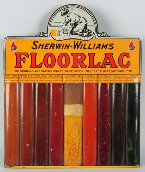 SHERWIN WILLIAMS FLOORLAC ADVERTISING PIECE.      