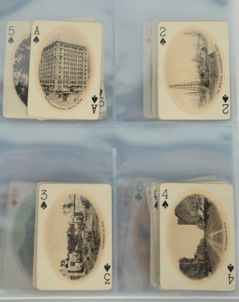 DECK OF 53 PLAYING CARDS WITH TEXAS IMAGES.       
