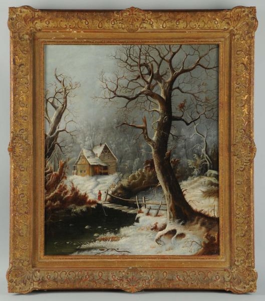 WINTER LANDSCAPE FOR GEORGE GUNTHER HARTWICK.     