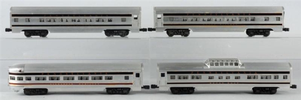 LOT OF 4: LIONEL CONGRESSIONAL PASSENGER CARS.    
