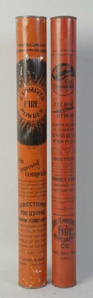LOT OF 2: FIRE EXTINGUISHERS.                     