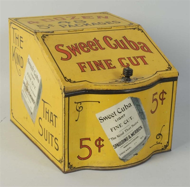 SWEET CUBA TOBACCO CANISTER.                      
