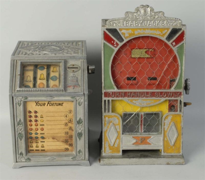 LOT OF 2: COIN OP MACHINES.                       