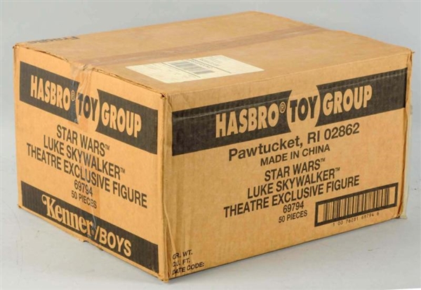 SEALED CASE OF HASBRO STAR WARS THEATRE FIGURES.  