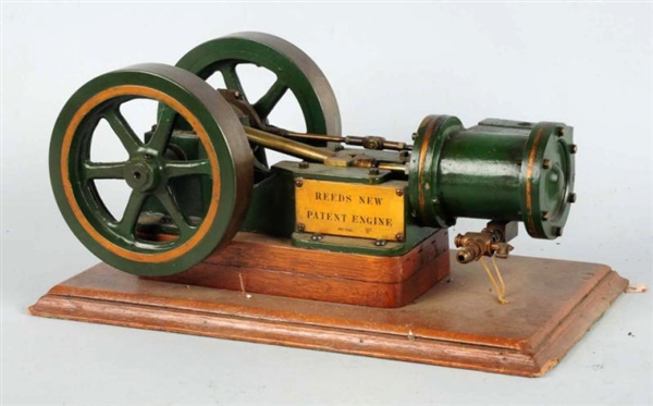 EARLY REEDS PATENTED STEAM ENGINE TOY.            