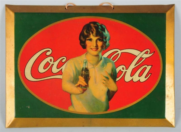 1926 COCA-COLA TIN SIGN.                          