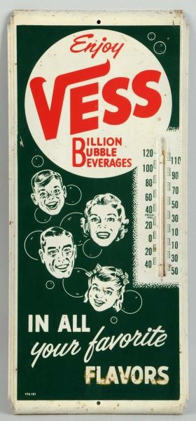1940S-50S VESS TIN THERMOMETER.                   