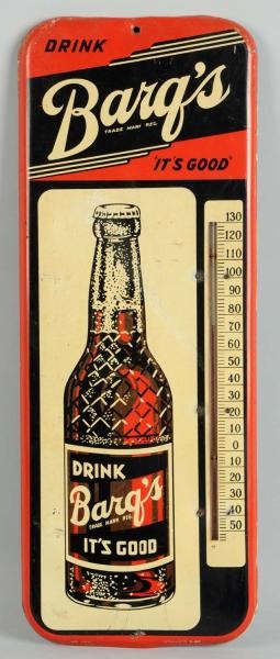 1950S BARQS ROOT BEER THERMOMETER.                