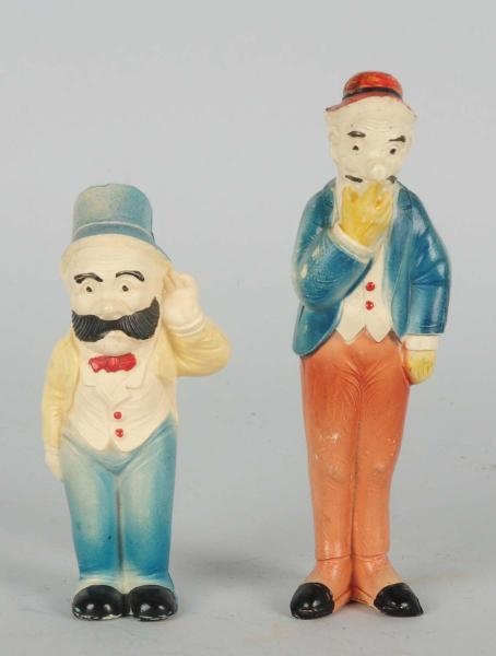 LOT OF 2: CELLULOID MUTT & JEFF CHARACTER FIGURES 