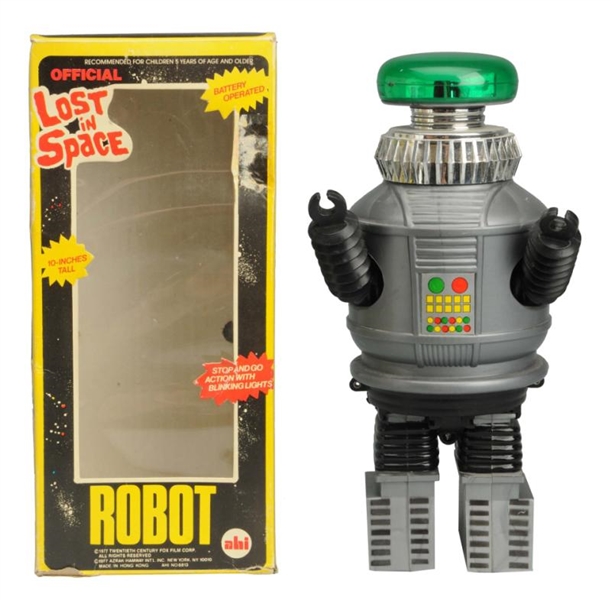 LOST IN SPACE ROBOT WITH BOX.                     