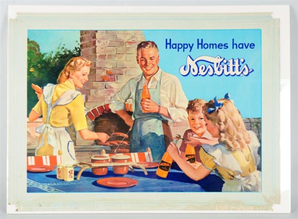 "HAPPY HOMES HAVE NESBITTS" ADVERTISING SIGN.    