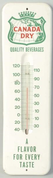1950S - 1960S CANADA DRY THERMOMETER.             