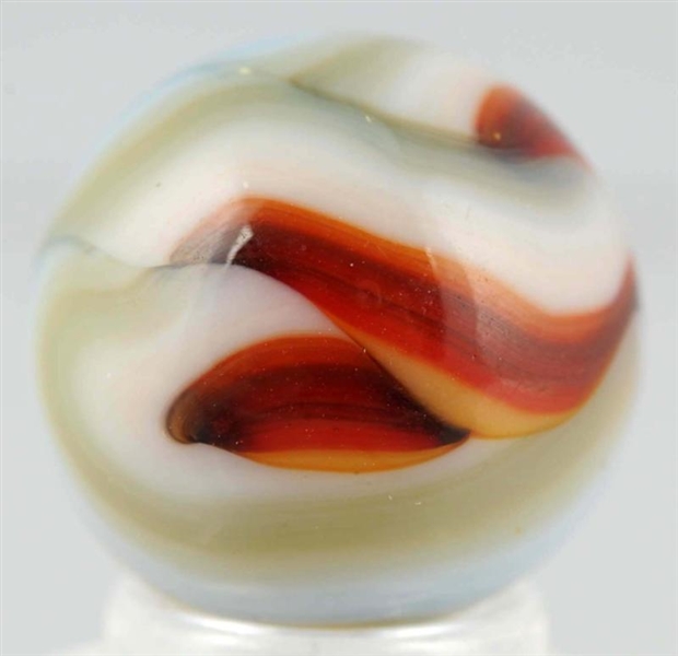 FOUR-COLOR MACHINE MADE SWIRL MARBLE.             