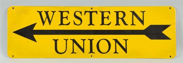 1940S-50S WESTERN UNION PORCELAIN SIGN.           