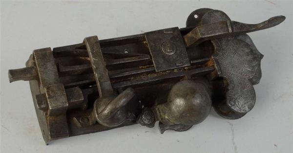 EARLY HAND WROUGHT DOOR LOCK.                     