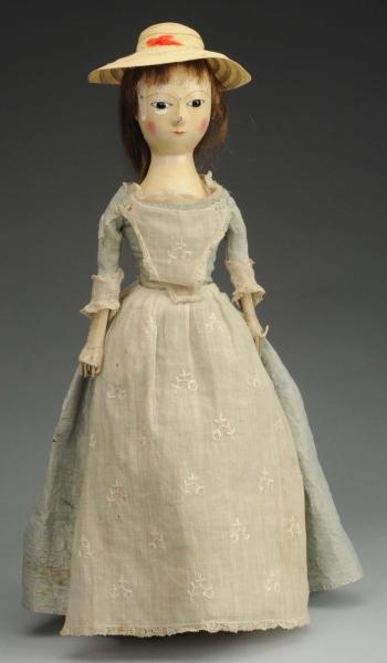 STATELY ENGLISH QUEEN ANNE DOLL.                  