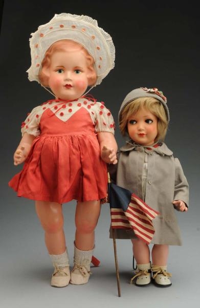 LOT OF 2: COLLECTIBLE DOLLS.                      